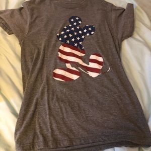 mickey mouse top grey